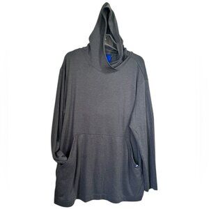 Kit and Ace Hoodie Pocket Top Long Sleeve Merino Modal Jersey Hooded Tee Size XL